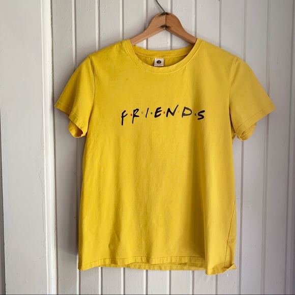 Tops | Friends Yellow Graphic Tshirt 